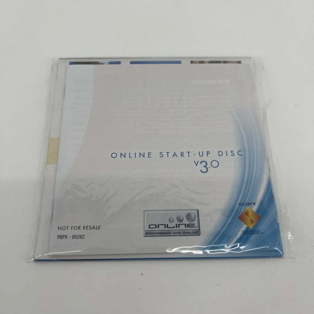 🔥 PlayStation 2 Online Start-Up Disc v3.0 Network Adapter (PS2) Sealed 🔥